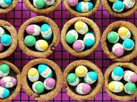 easter cookie nests