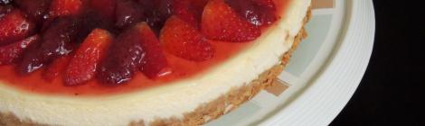 cheesecake de morango